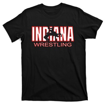 Indiana Wrestler Wrestling Team State Pride Gift T-Shirt