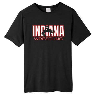 Indiana Wrestler Wrestling Team State Pride Gift Tall Fusion ChromaSoft Performance T-Shirt