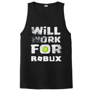 I Will Work For Robux Saying For The Blockchain And Token PosiCharge Competitor Tank