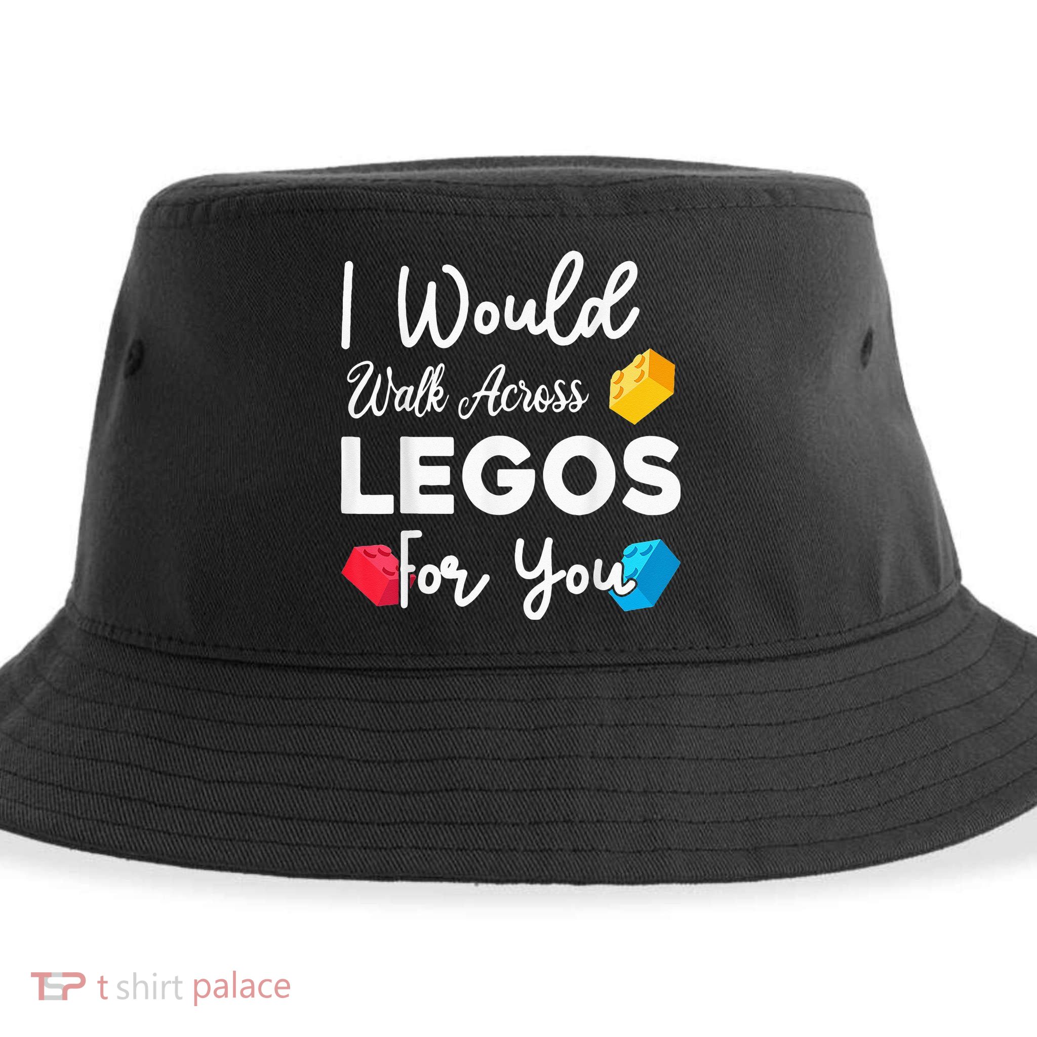 I Would Walk On Legos For You, mom life, Legos lover Sustainable Bucket Hat