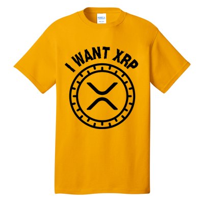 I Want Xrp Crypto Currency XRP Cryptocurrency Tall T-Shirt