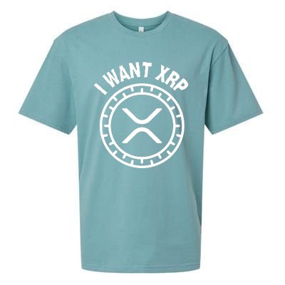 I Want Xrp Crypto Currency XRP Cryptocurrency Sueded Cloud Jersey T-Shirt