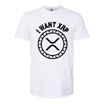 I Want Xrp Crypto Currency XRP Cryptocurrency Softstyle CVC T-Shirt