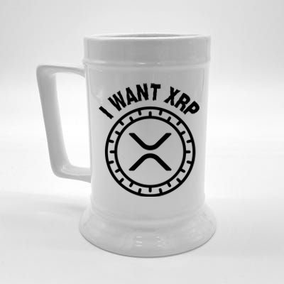 I Want Xrp Crypto Currency XRP Cryptocurrency Beer Stein