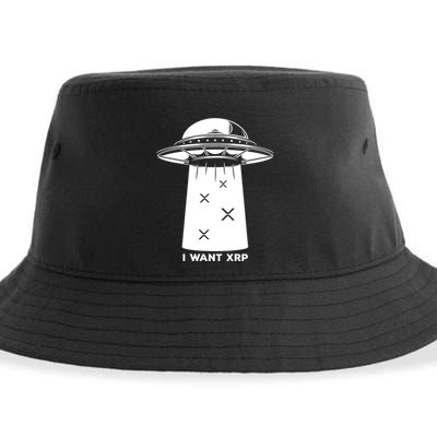 I Want Xrp Ripple Token Crypto Coin Millionaire Cool Gift Sustainable Bucket Hat