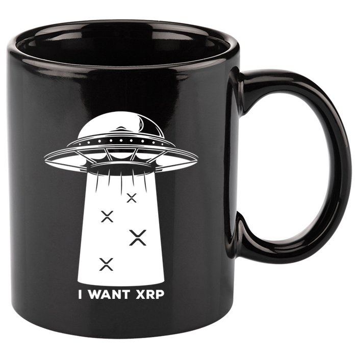I Want Xrp Ripple Token Crypto Coin Millionaire Cool Gift 11oz C Handle Ceramic Mug