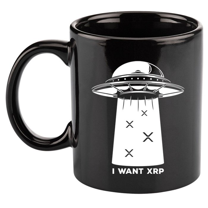 I Want Xrp Ripple Token Crypto Coin Millionaire Cool Gift 11oz C Handle Ceramic Mug