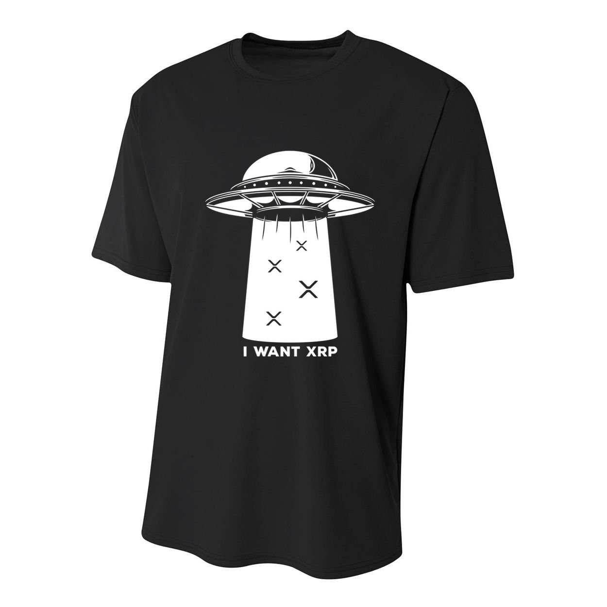 I Want Xrp Ripple Token Crypto Coin Millionaire Cool Gift Youth Performance Sprint T-Shirt