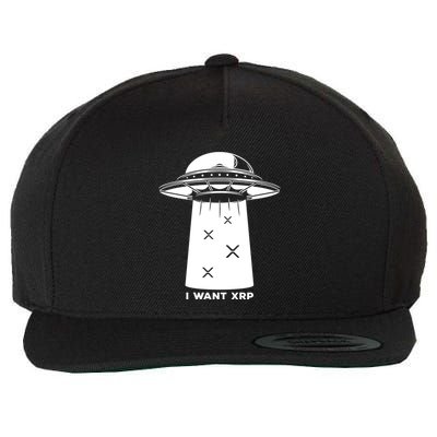 I Want Xrp Ripple Token Crypto Coin Millionaire Cool Gift Wool Snapback Cap