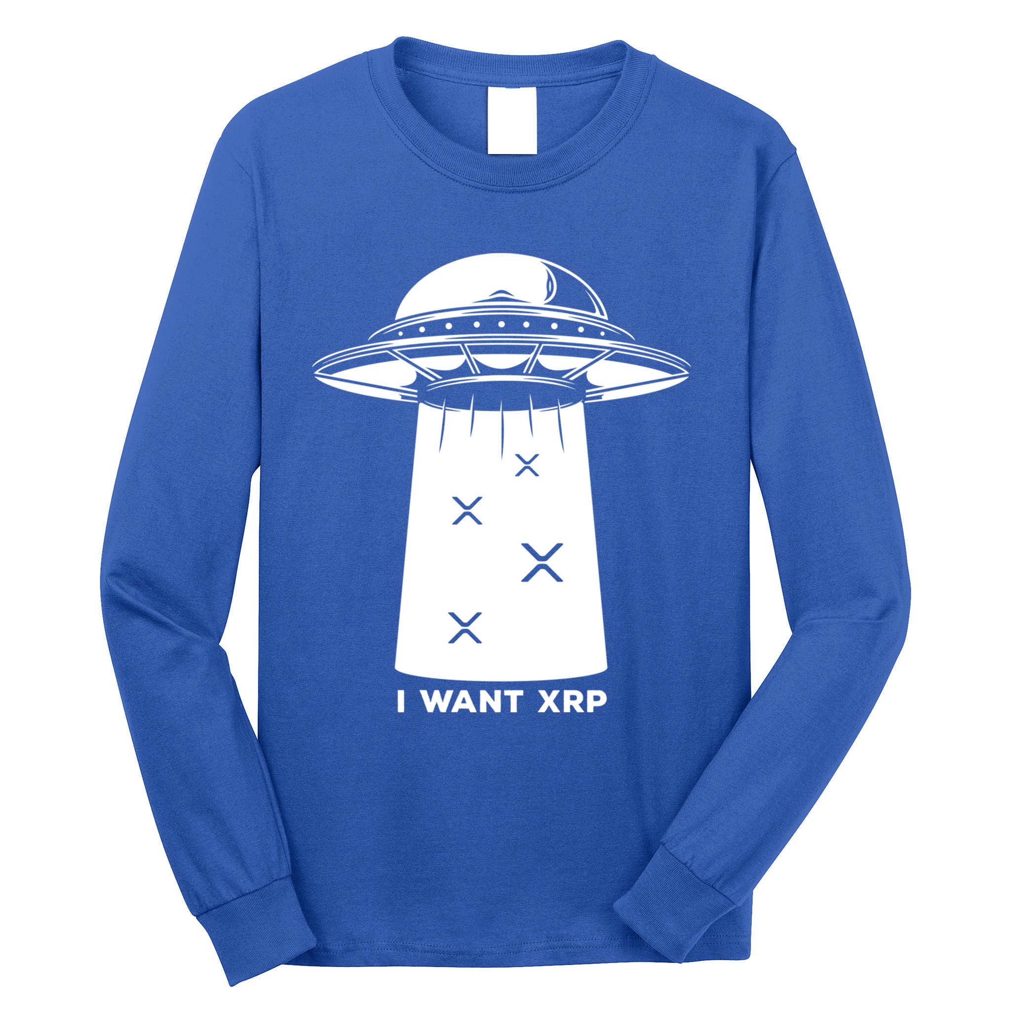 I Want Xrp Ripple Token Crypto Coin Millionaire Cool Gift Long Sleeve Shirt