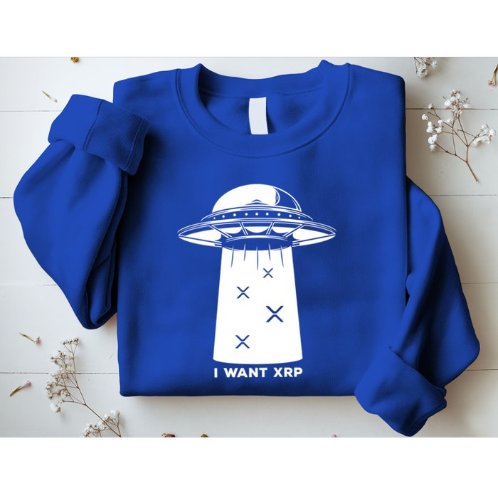 I Want Xrp Ripple Token Crypto Coin Millionaire Cool Gift Sweatshirt