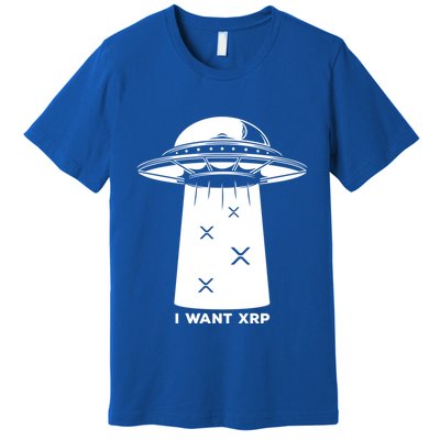 I Want Xrp Ripple Token Crypto Coin Millionaire Cool Gift Premium T-Shirt
