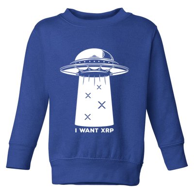 I Want Xrp Ripple Token Crypto Coin Millionaire Cool Gift Toddler Sweatshirt