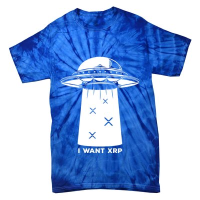I Want Xrp Ripple Token Crypto Coin Millionaire Cool Gift Tie-Dye T-Shirt