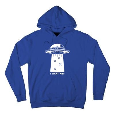 I Want Xrp Ripple Token Crypto Coin Millionaire Cool Gift Tall Hoodie