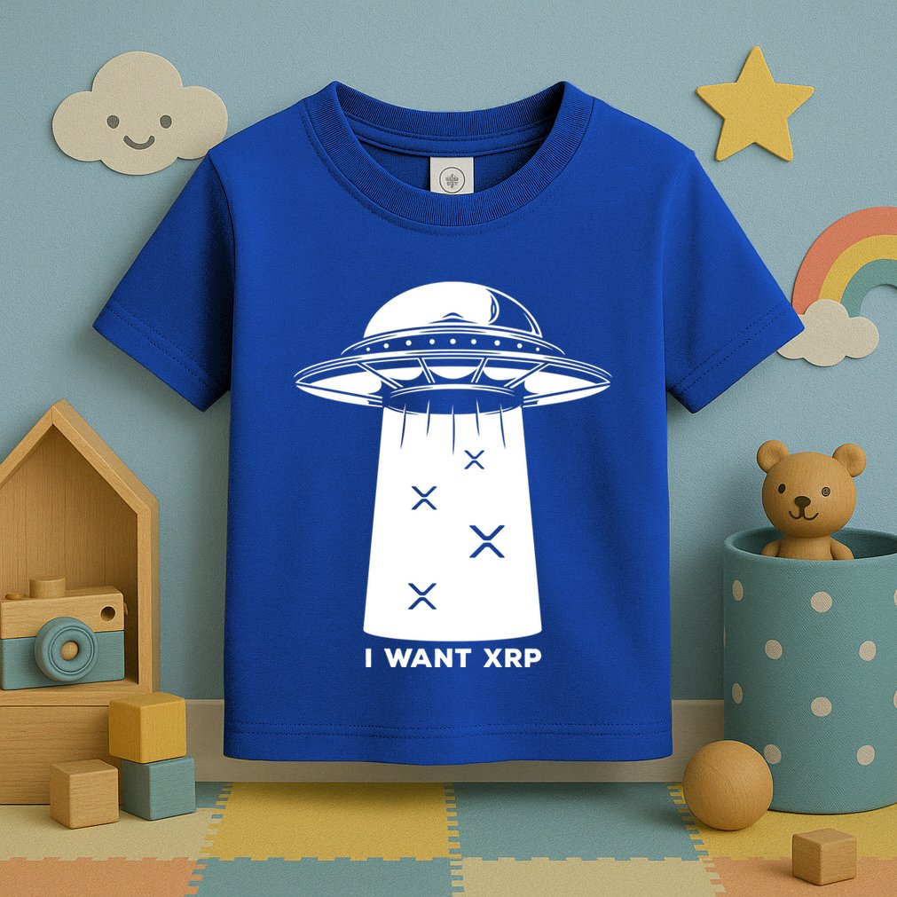 I Want Xrp Ripple Token Crypto Coin Millionaire Cool Gift Toddler T-Shirt