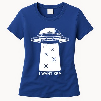 I Want Xrp Ripple Token Crypto Coin Millionaire Cool Gift Womens T-Shirt