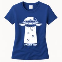 I Want Xrp Ripple Token Crypto Coin Millionaire Cool Gift Womens T-Shirt