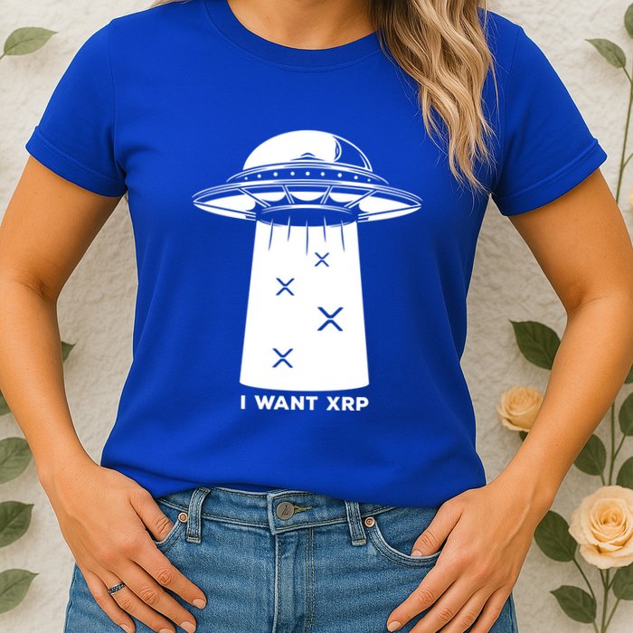 I Want Xrp Ripple Token Crypto Coin Millionaire Cool Gift Womens T-Shirt