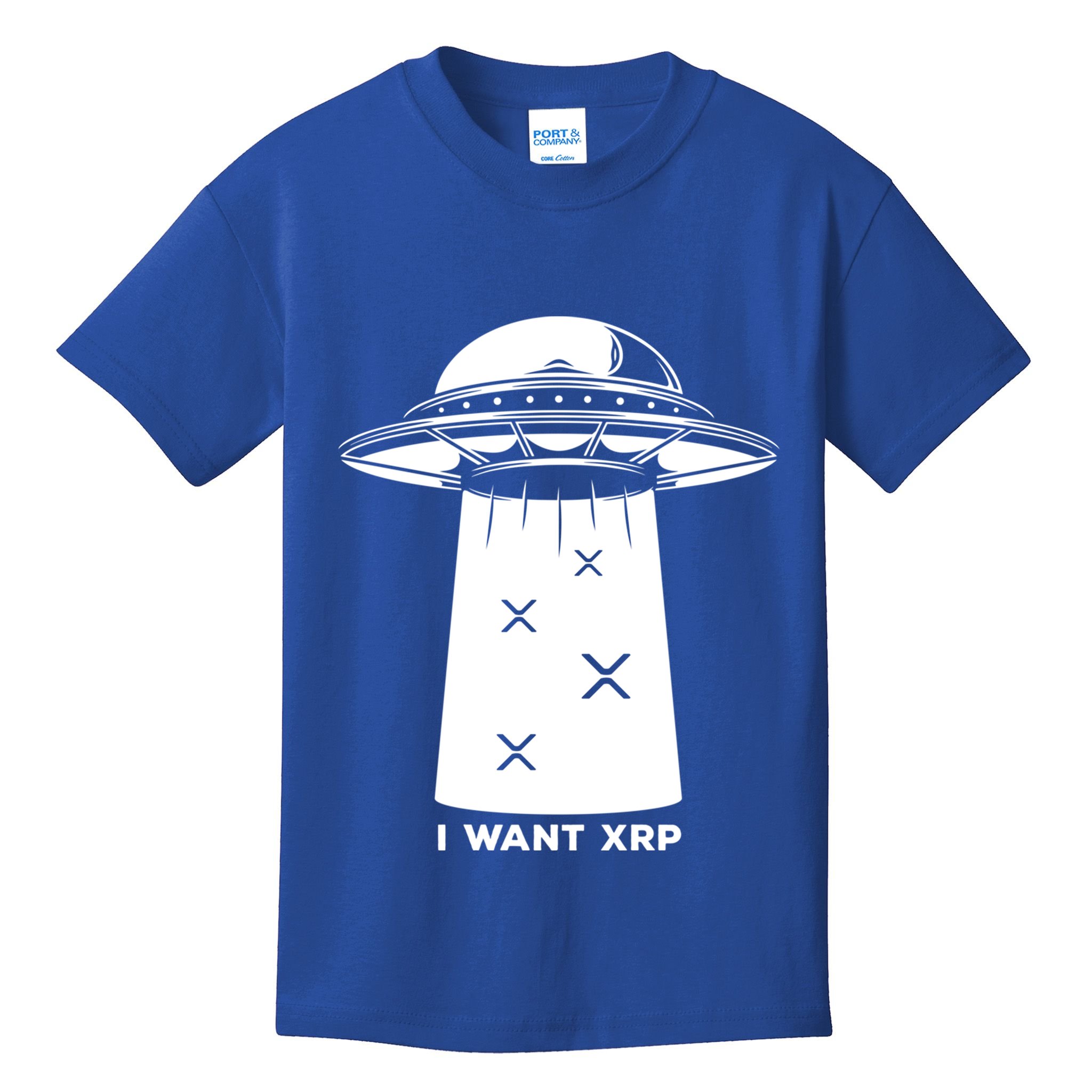 I Want Xrp Ripple Token Crypto Coin Millionaire Cool Gift Kids T-Shirt