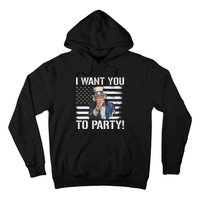 I Want You To Party Uncle Sam Funny Hoodie