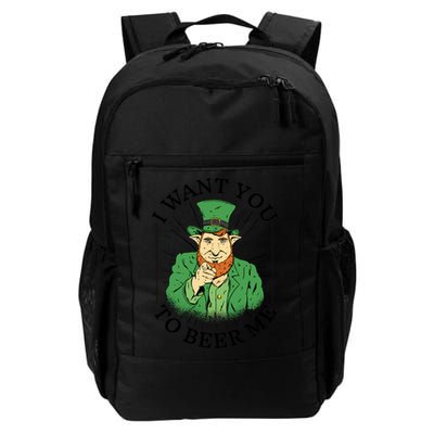 I Want You To Beer Me St Patrick's Day Backpack