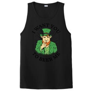 I Want You To Beer Me St Patrick's Day PosiCharge Competitor Tank