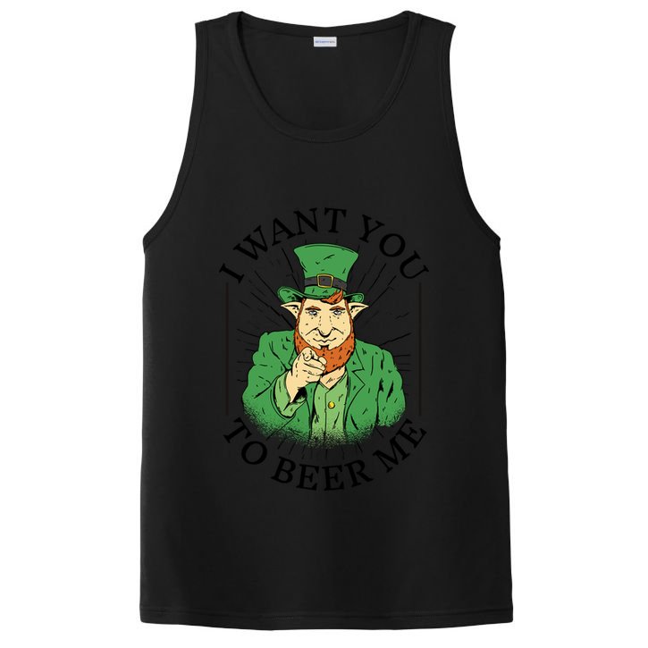 I Want You To Beer Me St Patrick's Day PosiCharge Competitor Tank