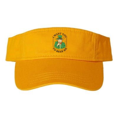 I Want You To Beer Me St Patrick's Day Visor