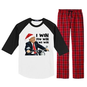 I Win You Win We Win Trump Raglan Sleeve Pajama Set