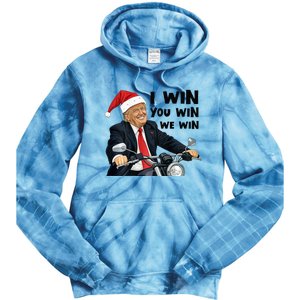 I Win You Win We Win Trump Tie Dye Hoodie