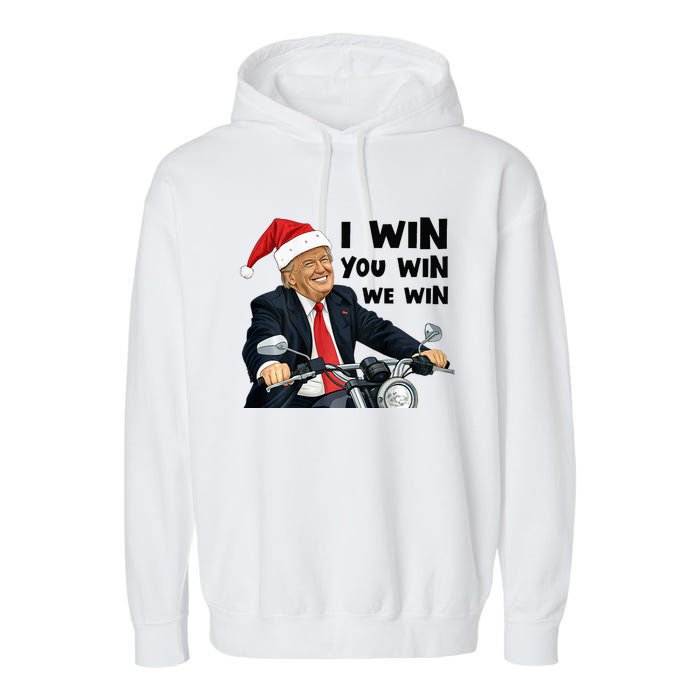 I Win You Win We Win Trump Garment-Dyed Fleece Hoodie