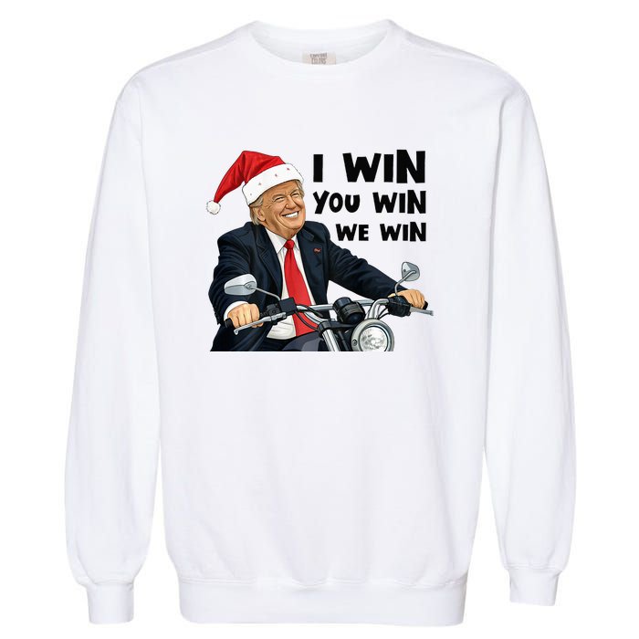 I Win You Win We Win Trump Garment-Dyed Sweatshirt