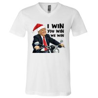 I Win You Win We Win Trump V-Neck T-Shirt