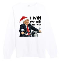 I Win You Win We Win Trump Premium Crewneck Sweatshirt