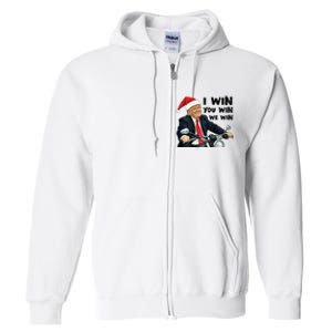 I Win You Win We Win Trump Full Zip Hoodie