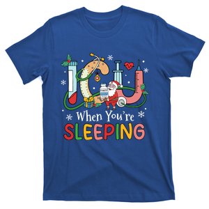 Icu When YouRe Sleeping Funny Icu Nurse Christmas Nursing Cute Gift T-Shirt