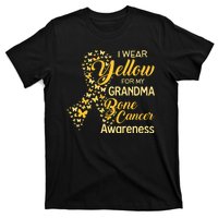 I Wear Yellow For My Grandma Bone Cancer Awareness T-Shirt