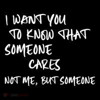 I Want You To Know That Someone Cares Not Me But Someone Funny Short Acrylic Beanie