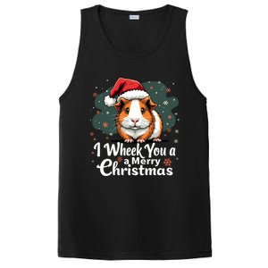 I Wheek You A Merry Christmas Cute Guinea Pigg Pigmas PosiCharge Competitor Tank