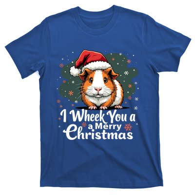 I Wheek You A Merry Christmas Cute Guinea Pigg Pigmas T-Shirt