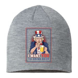 I Want You To Drink Beer Sustainable Beanie