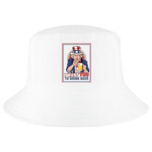 I Want You To Drink Beer Cool Comfort Performance Bucket Hat