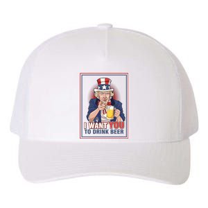 I Want You To Drink Beer Yupoong Adult 5-Panel Trucker Hat