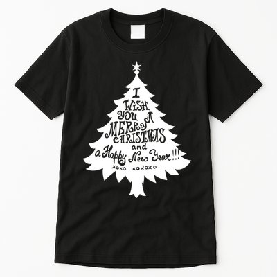 I Wish You A Merry Christmas And A Happy New Year Tall T-Shirt