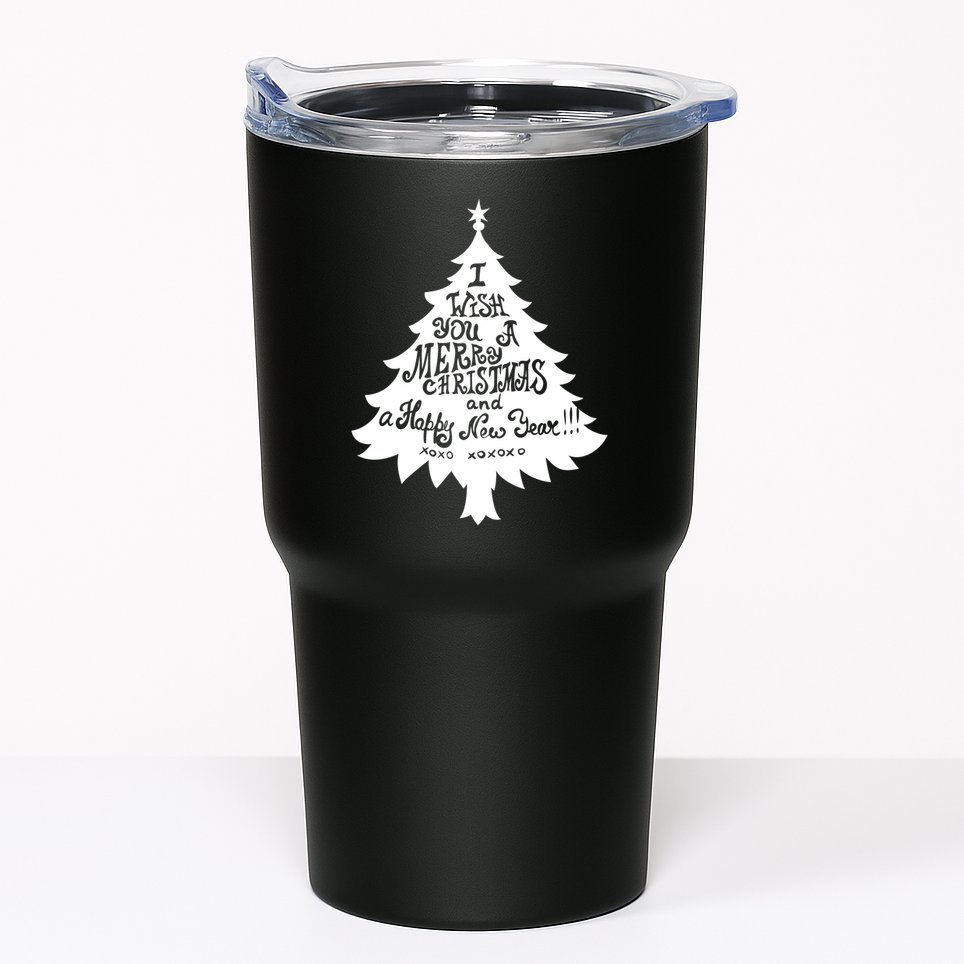 I Wish You A Merry Christmas And A Happy New Year Tumbler