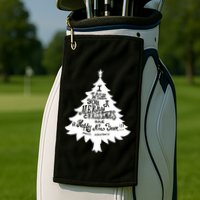 I Wish You A Merry Christmas And A Happy New Year Golf Towel