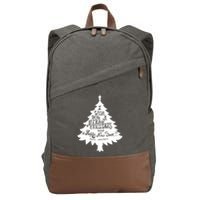 I Wish You A Merry Christmas And A Happy New Year Cotton Canvas Backpack