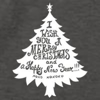 I Wish You A Merry Christmas And A Happy New Year Vector Backpack