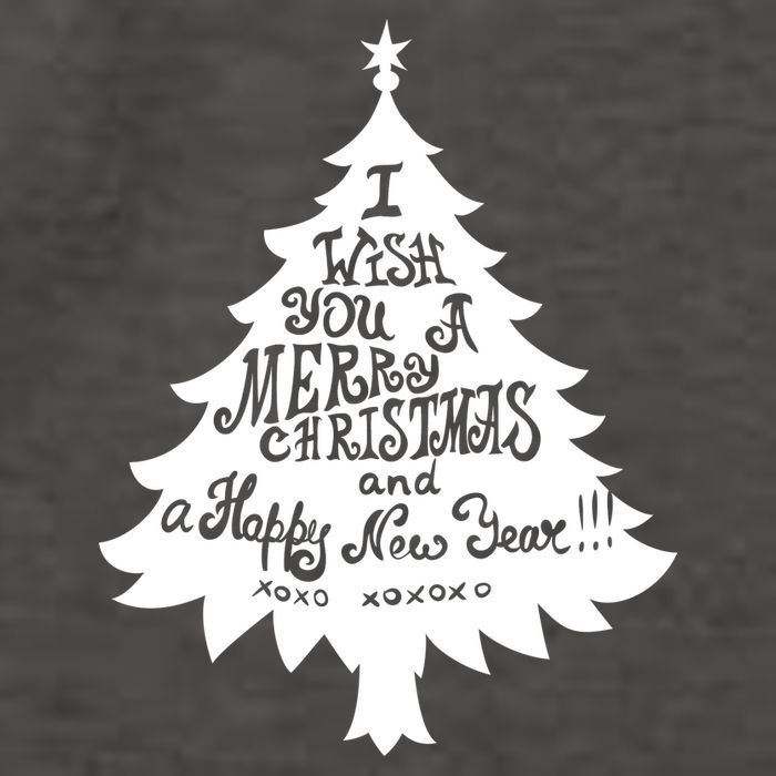 I Wish You A Merry Christmas And A Happy New Year Vector Backpack